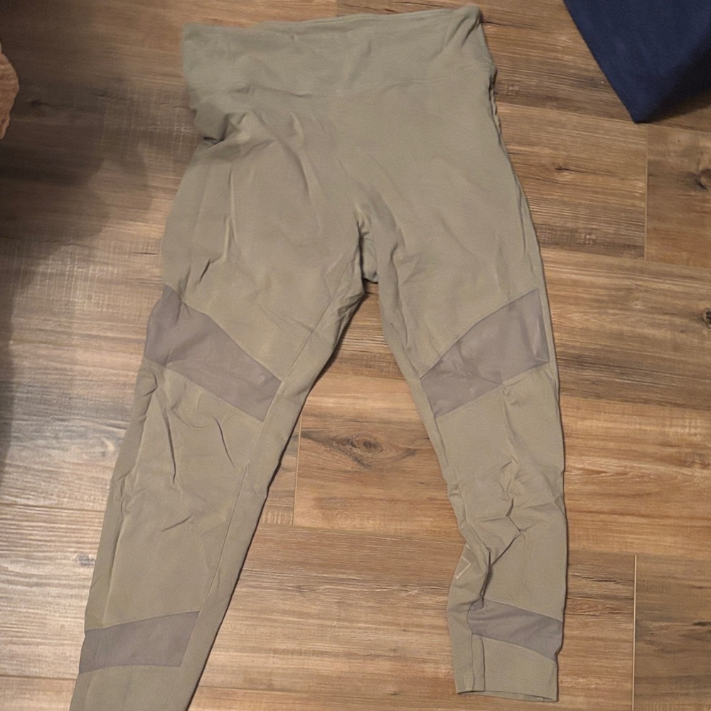 PINK Victoria's Secret olive green Leggings